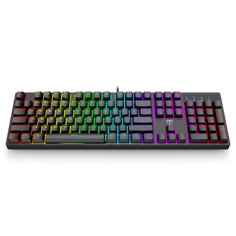 T-Dagger Vex 108 Full Keys Wired Mechanical Gaming Keyboard (T-TGK333-BL)