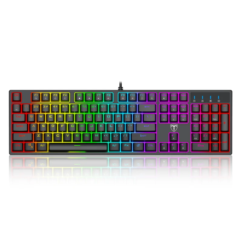 T-Dagger Vex 108 Full Keys Wired Mechanical Gaming Keyboard (T-TGK333-BL)