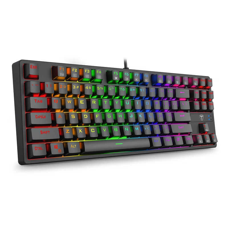T-Dagger Vex 87 TKL RGB Wired Mechanical Gaming Keyboard (T-TGK332-BL)