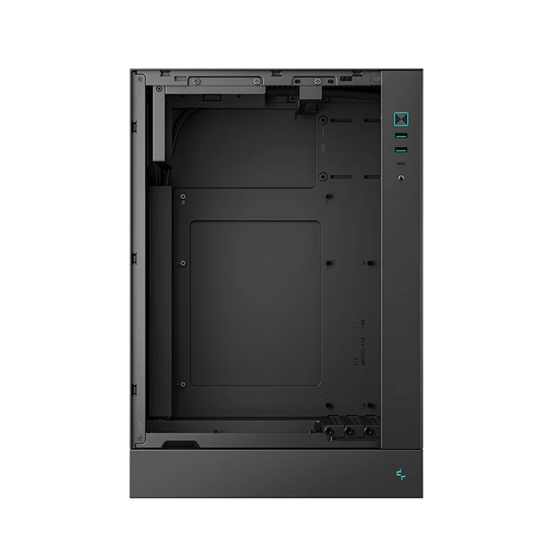 DeepCool CH170 Plus Vertical M-ATX Compact Case (Black, White)