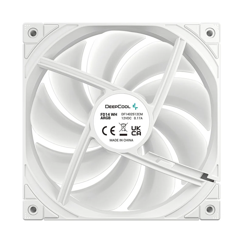 DeepCool FD14 ARGB 140mm Performance Fan (Black, White)