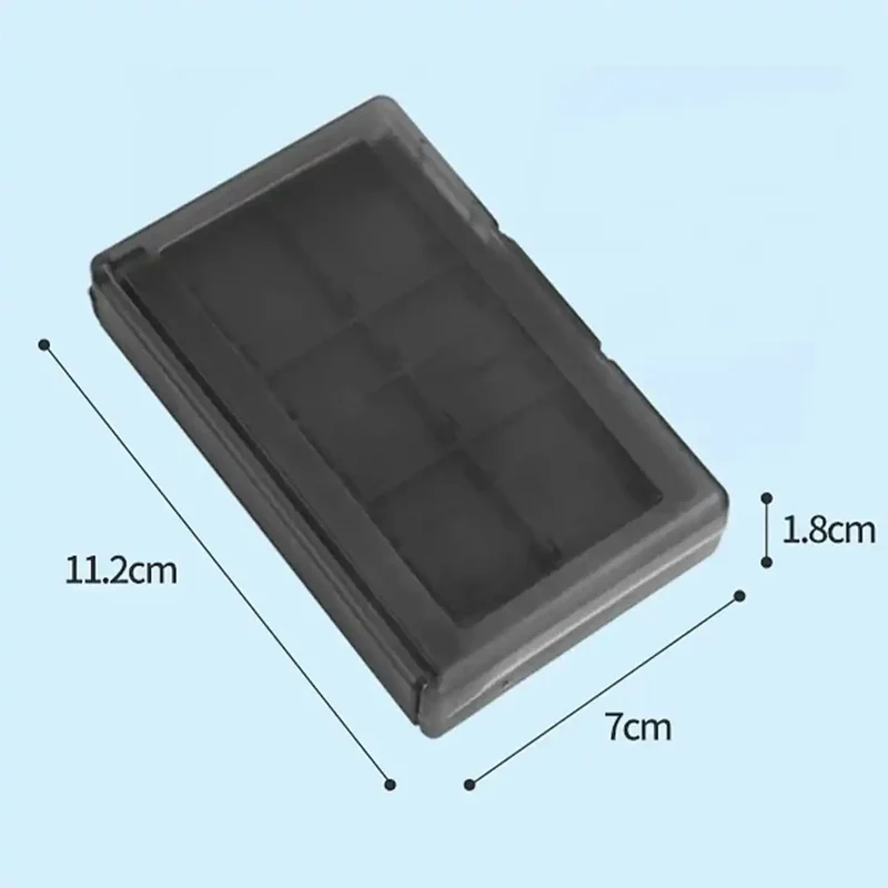 Oivo Game Card Case 24 Slots for Nintendo Switch/ Nintendo Switch 2 (Black, White) (IV-SW335)