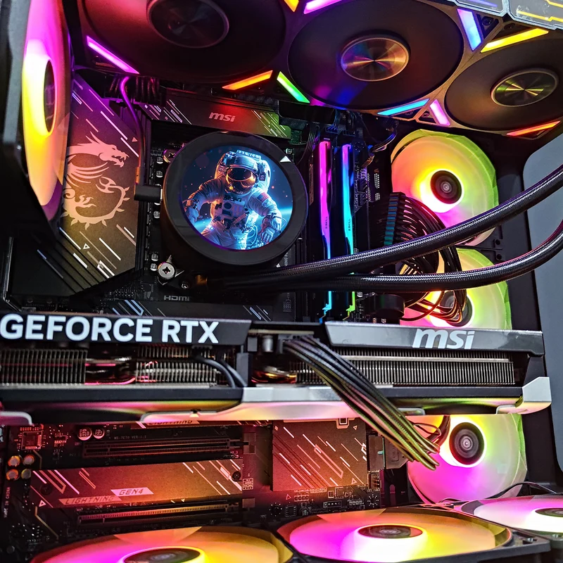 Ultra v60 Mid Tower Desktop Gaming PC | AMD Ryzen 7 7800X3D | 64GB RAM | 2TB SSD | RTX 5080 | Windows 11 Pro