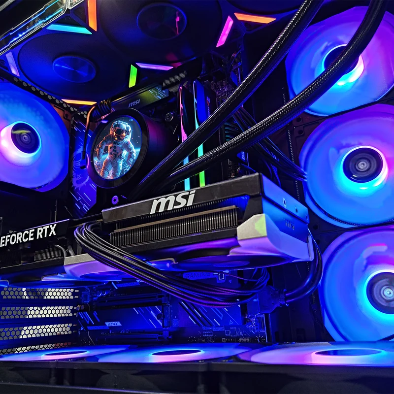 Ultra v60 Mid Tower Desktop Gaming PC | AMD Ryzen 7 7800X3D | 64GB RAM | 2TB SSD | RTX 5080 | Windows 11 Pro