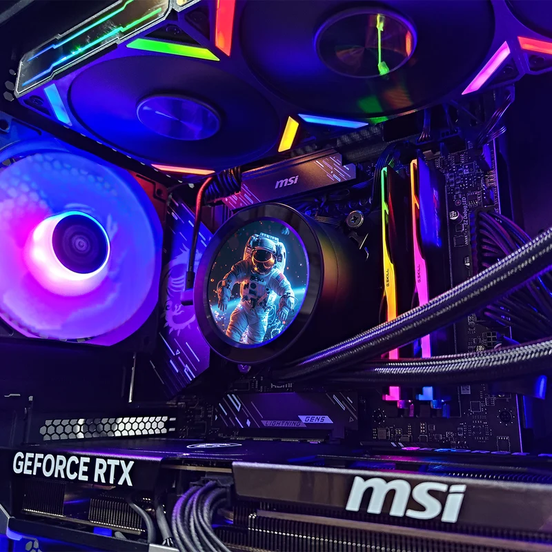 Ultra v60 Mid Tower Desktop Gaming PC | AMD Ryzen 7 7800X3D | 64GB RAM | 2TB SSD | RTX 5080 | Windows 11 Pro