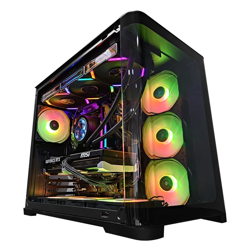Ultra v60 Mid Tower Desktop Gaming PC | AMD Ryzen 7 7800X3D | 64GB RAM | 2TB SSD | RTX 5080 | Windows 11 Pro