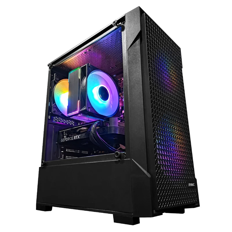 Alpha VX100M Black Desktop Gaming PC | Intel i5 12400F | 16GB RAM | 512GB SSD | RTX 4060 | Windows 11 Pro