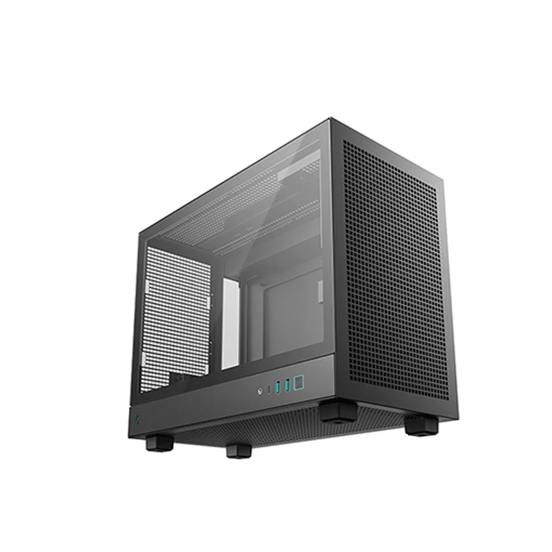 Deepcool CH160 PLUS MESH Mini-ITX Portable High Flow Pc Case (Black, White)