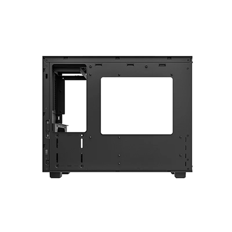 Deepcool CH160 PLUS MESH Mini-ITX Portable High Flow Pc Case (Black, White)