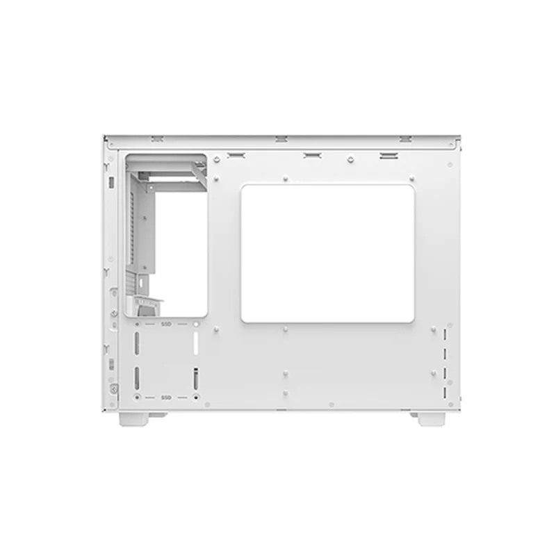 Deepcool CH160 PLUS MESH Mini-ITX Portable High Flow Pc Case (Black, White)