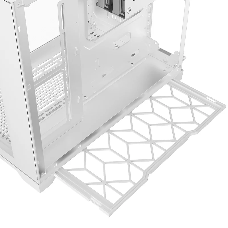 Coolman Spectra M-ATX/ITX PC Case with Customizable LCD Screen Display (Black, White)