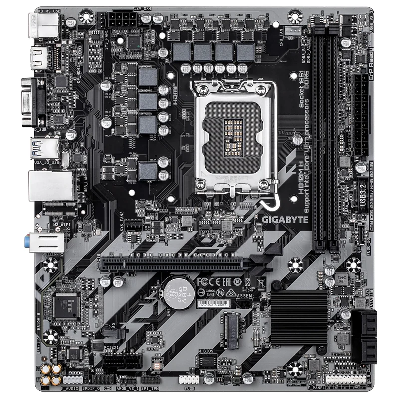 Gigabyte H810M H DDR5 Intel UD Motherboard