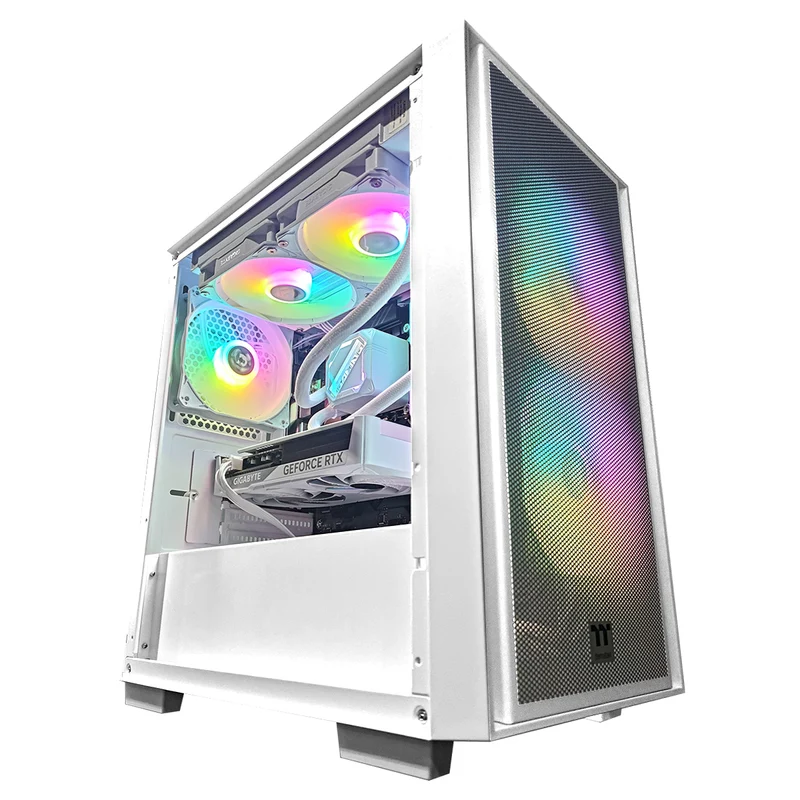 Aurora Versa White Desktop Gaming PC | Intel i7 12700 | 32GB RAM | 1TB SSD | with WiFi + Bluetooth | GeForce RTX 5060 Ti OC | Windows 11 Pro