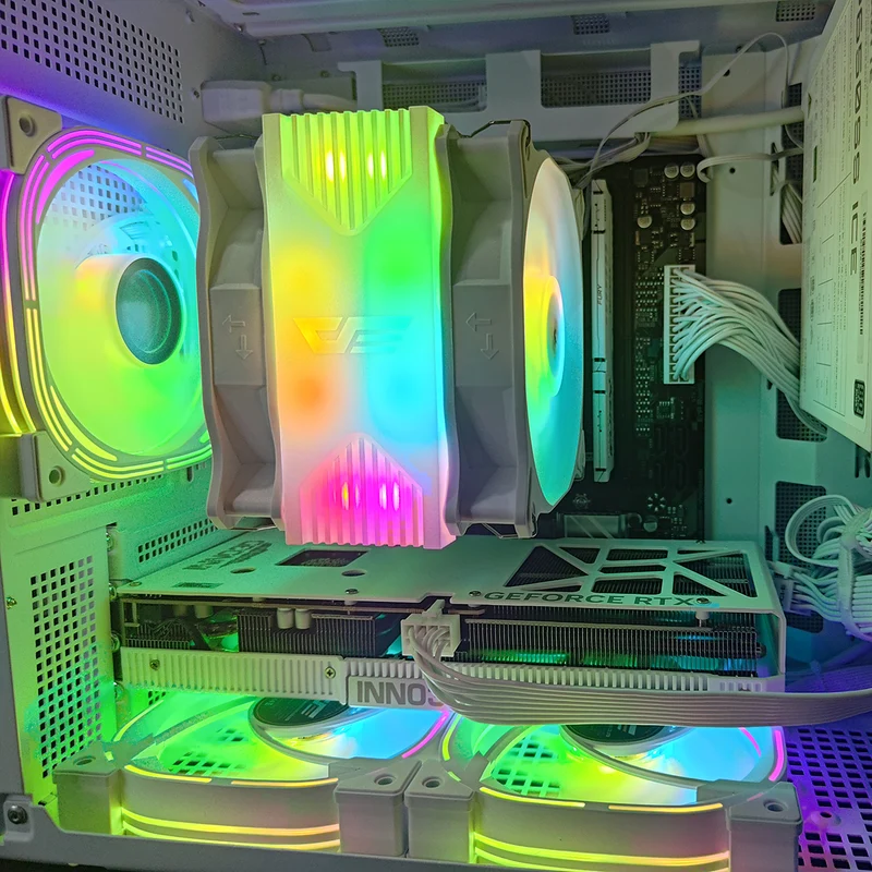 Sigma WD200 White Desktop Gaming PC | AMD Ryzen 5 7500F | 32GB RAM | 1TB SSD | with WiFi + Bluetooth | GeForce RTX 5060 Ti OC | Windows 11 Pro