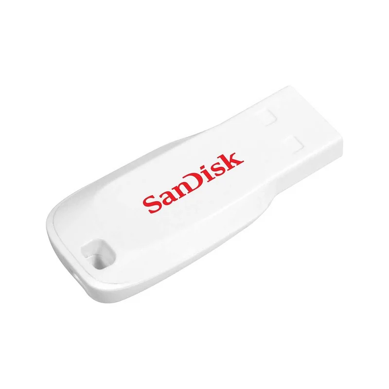 SanDisk Cruzer Blade USB 2.0 Flash Drive - 16GB (White)