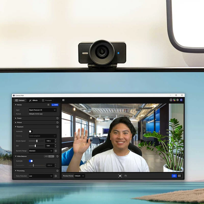 Elgato Facecam 4K Studio Webcam (10WAF9901)
