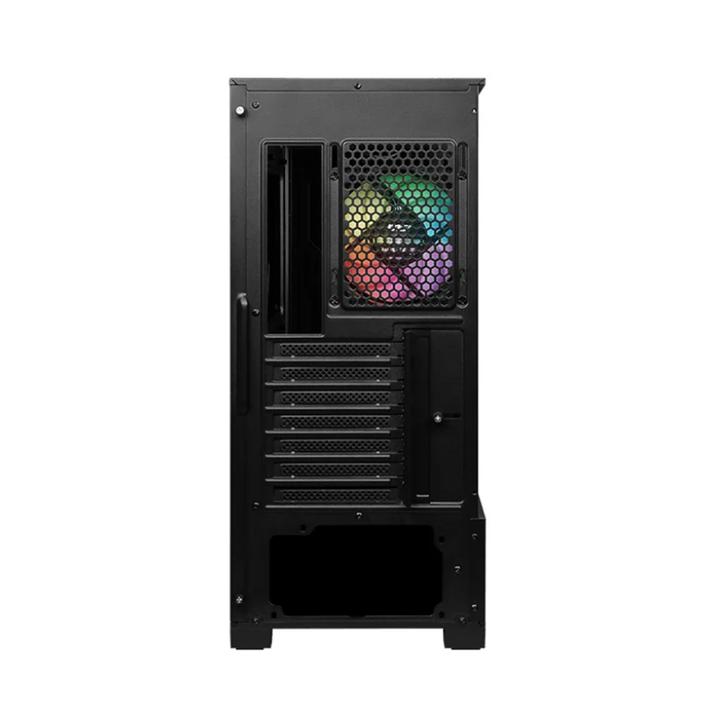 MSI MAG FORGE 110R Tempered Glass Mid-Tower PC Gaming Case (Black)