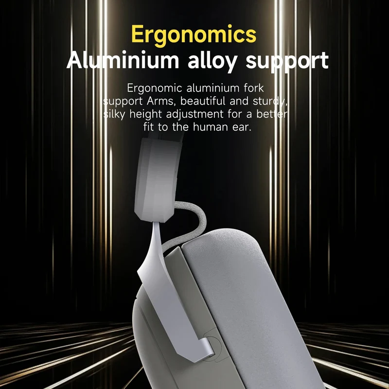 Ajazz AHM08 MAX Tri-mode Headphone (Grey/White, Purple/White/Blue, Black/Grey/Yellow)