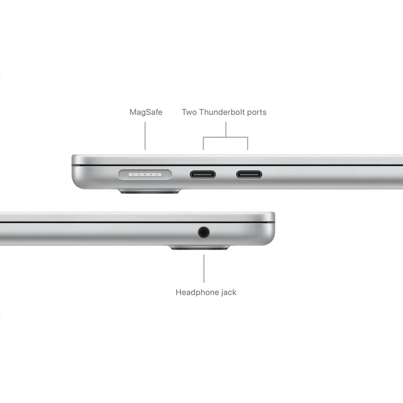 MacBook Air 13" 16GB+256GB M3 Chip with 8-Core CPU & 8-Core GPU (Silver) (MC8H4PP/A)