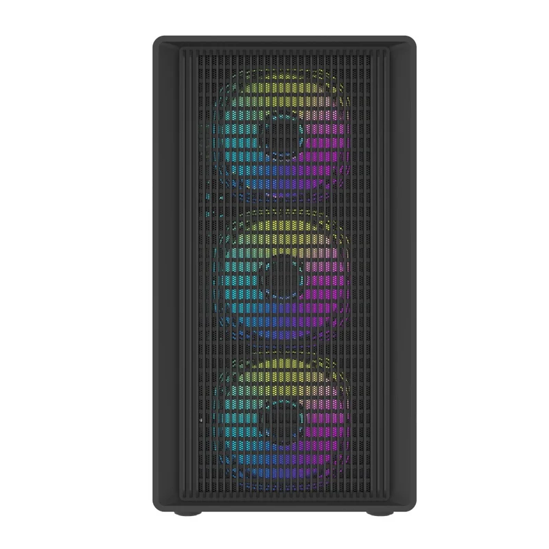 DarkFlash DB460M TG Panel Luxury M-ATX PC Case (Black, White)