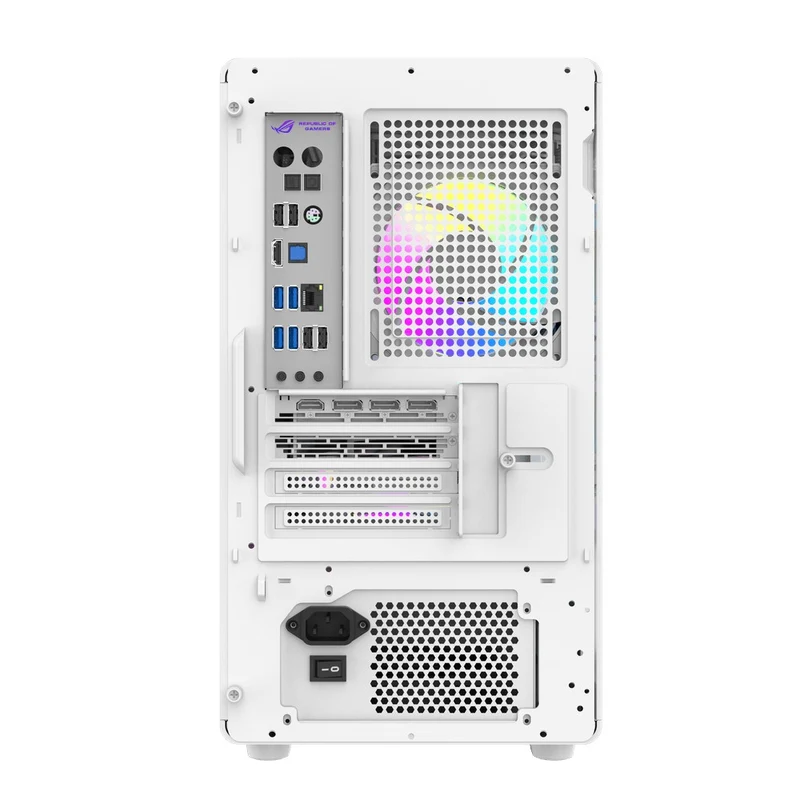 DarkFlash DB460M TG Panel Luxury M-ATX PC Case (Black, White)