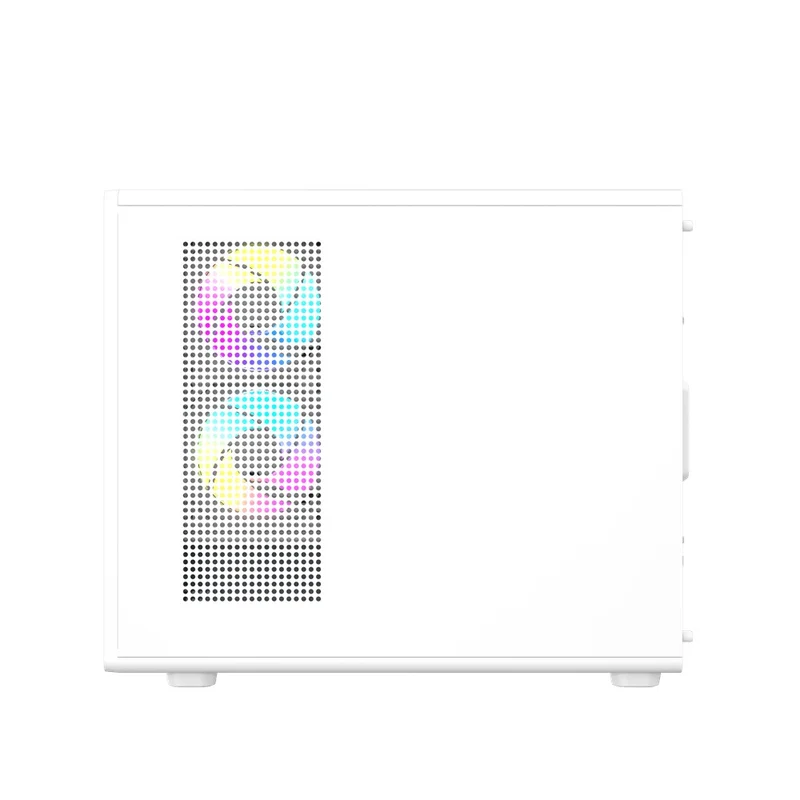 DarkFlash DB460M TG Panel Luxury M-ATX PC Case (Black, White)