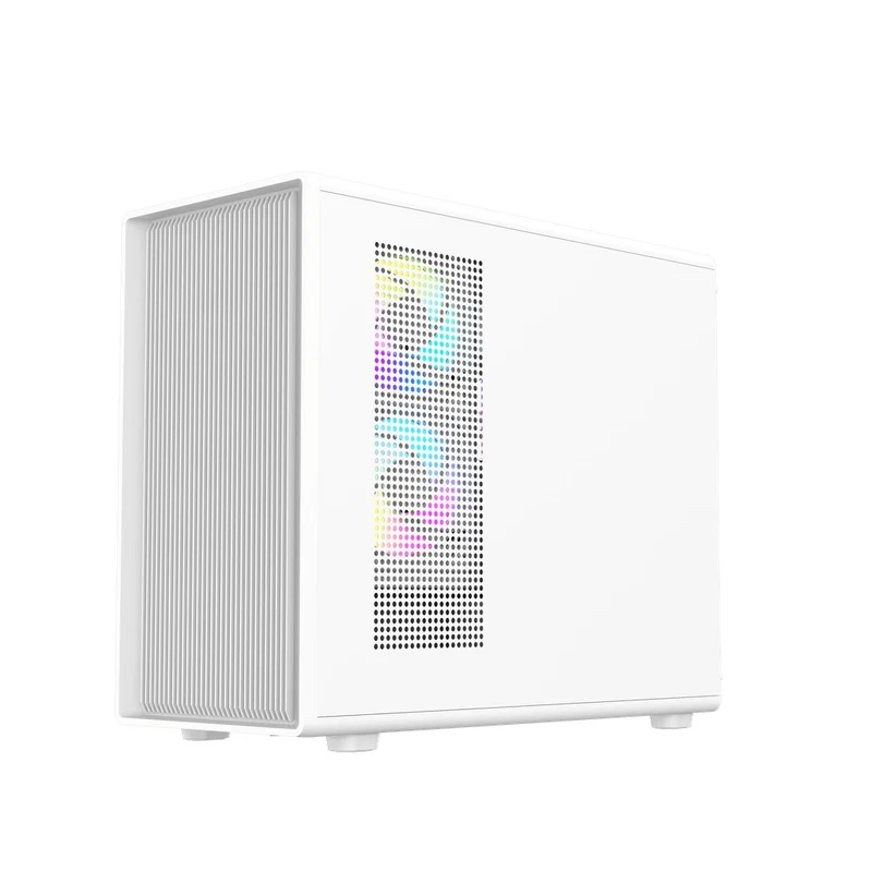 DarkFlash DB460M TG Panel Luxury M-ATX PC Case (Black, White)