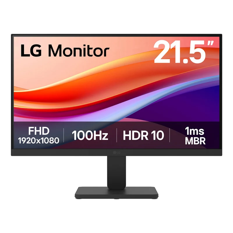 LG 22U401A-B 21.5" FHD (1920x1080) 100Hz 5ms GTG VA Monitor with Tilt Adjustment