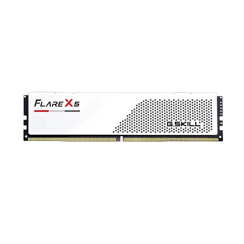 G.Skill Flare X5 16GB (16GBx1) DDR5 6000 MT/s CL36-36-36-96 1.35V Intel XMP 3.0 / AMD EXPO Desktop Memory (White) (F5-6000J3636F16GX1-FX5W)