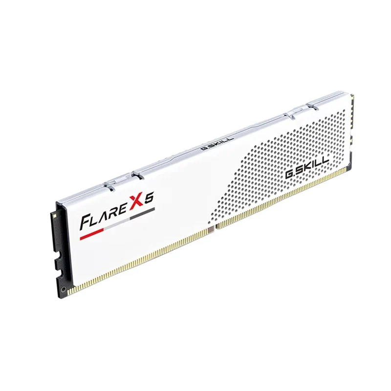 G.Skill Flare X5 16GB (16GBx1) DDR5 6000 MT/s CL36-36-36-96 1.35V Intel XMP 3.0 / AMD EXPO Desktop Memory (White) (F5-6000J3636F16GX1-FX5W)