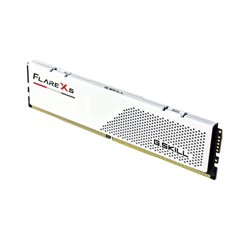 G.Skill Flare X5 16GB (16GBx1) DDR5 6000 MT/s CL36-36-36-96 1.35V Intel XMP 3.0 / AMD EXPO Desktop Memory (White) (F5-6000J3636F16GX1-FX5W)