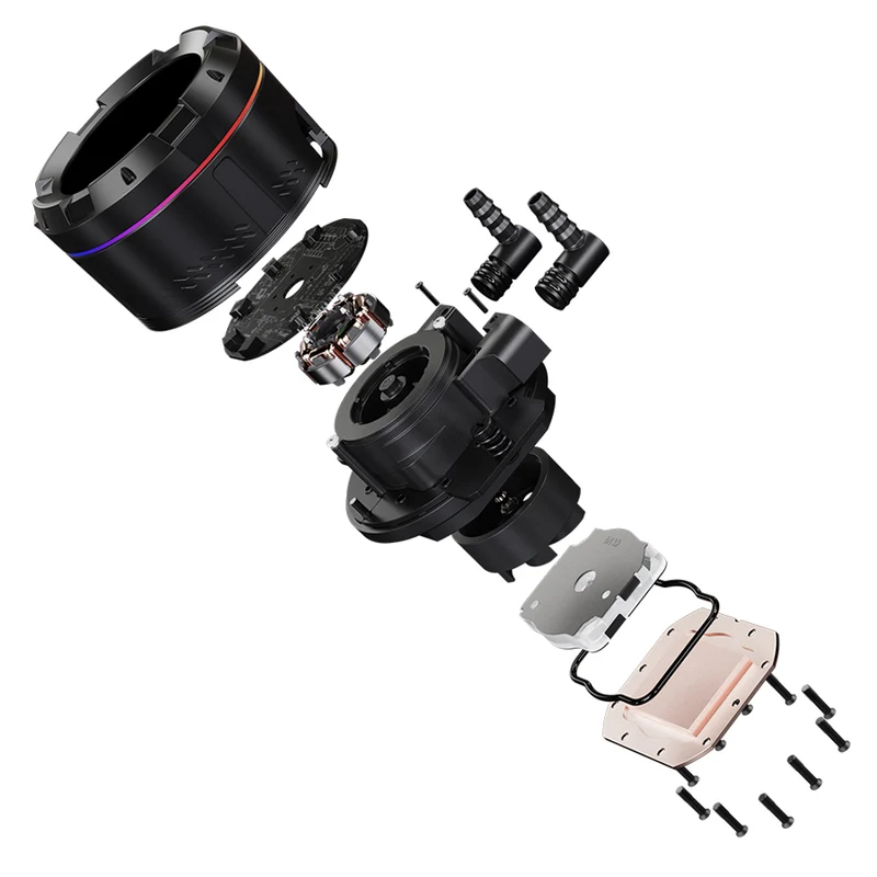 ID-Cooling SL240 XE LCD AIO Liquid CPU Cooler (Black, White)