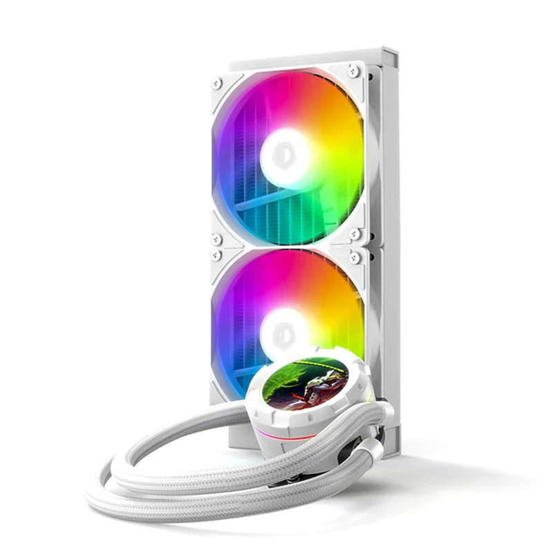 ID-Cooling SL240 XE LCD AIO Liquid CPU Cooler (Black, White)
