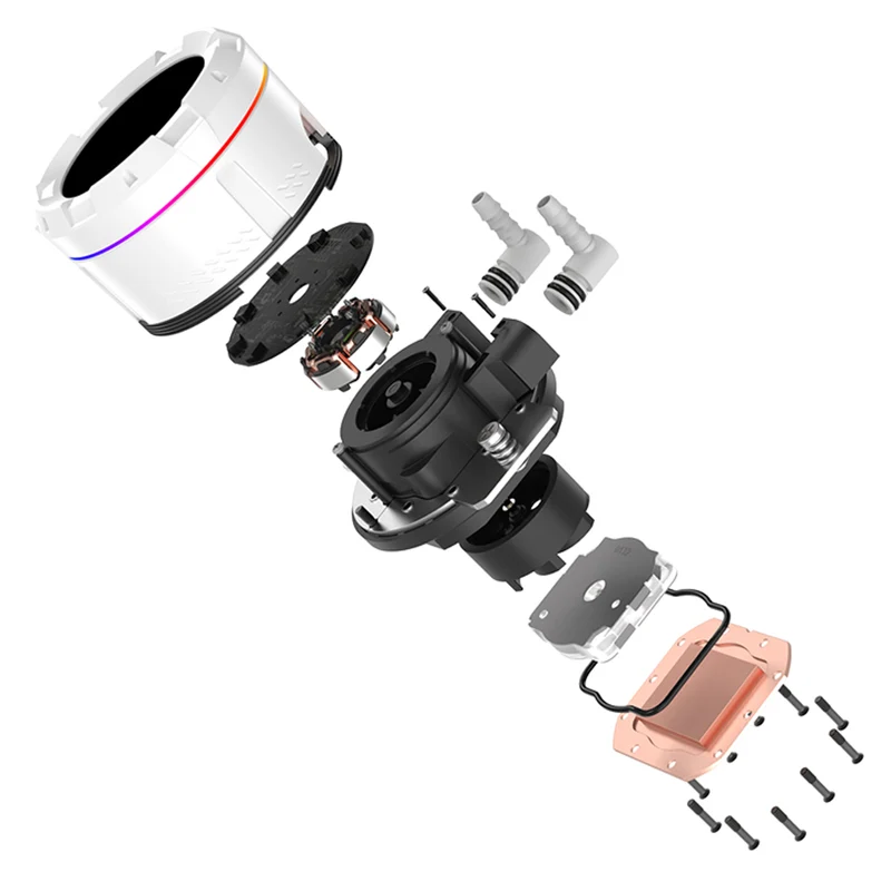 ID-Cooling SL360 XE LCD AIO Liquid CPU Cooler (Black, White)