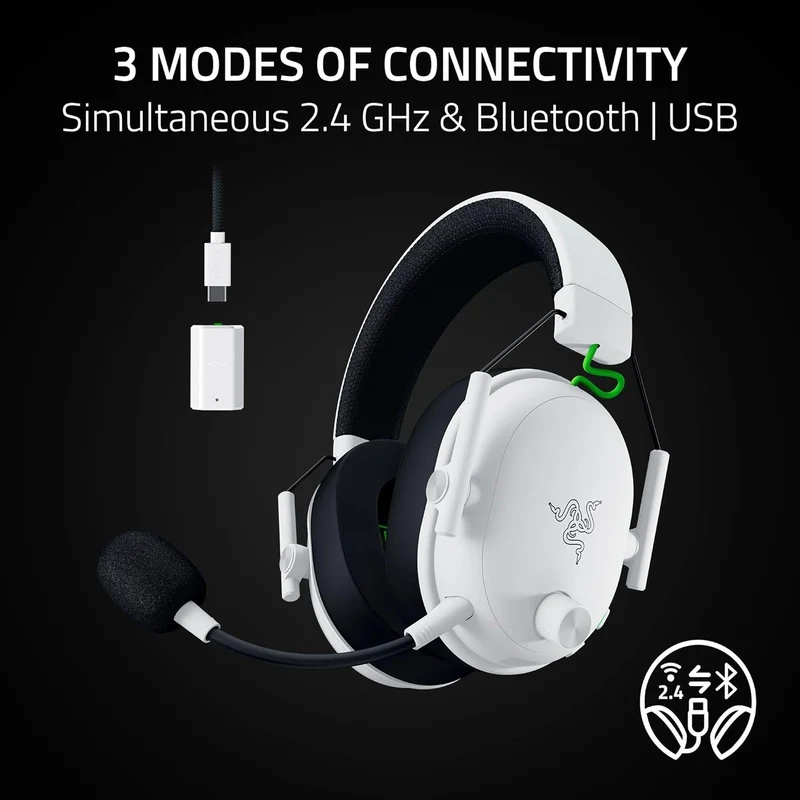 Razer Blackshark V3 Wireless eSports Headset for Xbox (Black, White)