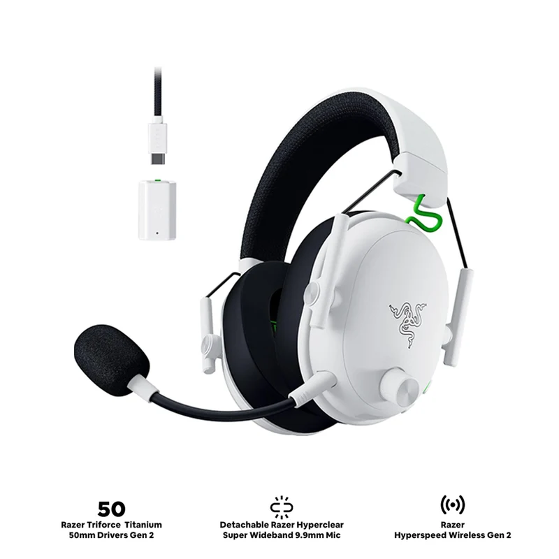 Razer Blackshark V3 Wireless eSports Headset for Xbox (Black, White)