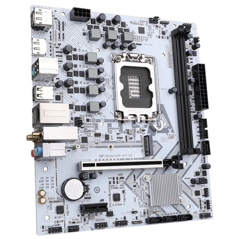ColorFul Battle-AX H610M-GHA Wifi D5 V20 Motherboard (White)