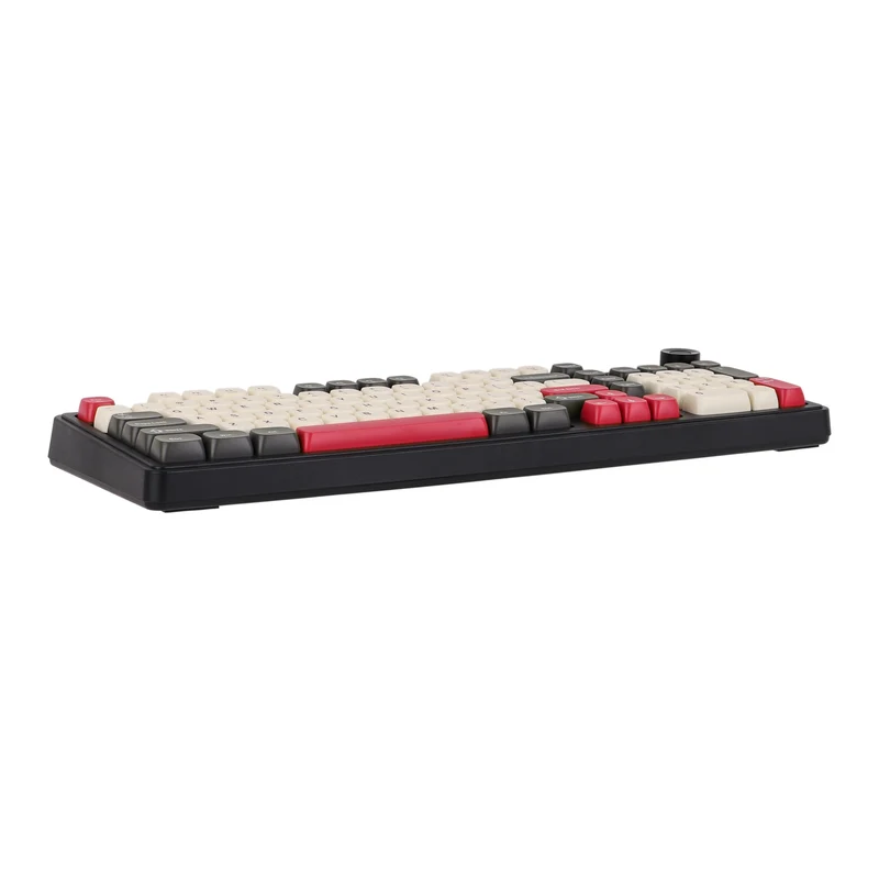 Ajazz AF98 Plus RGB Tri-Mode 97-Keys Membrane Keyboard (Black Shark Red)