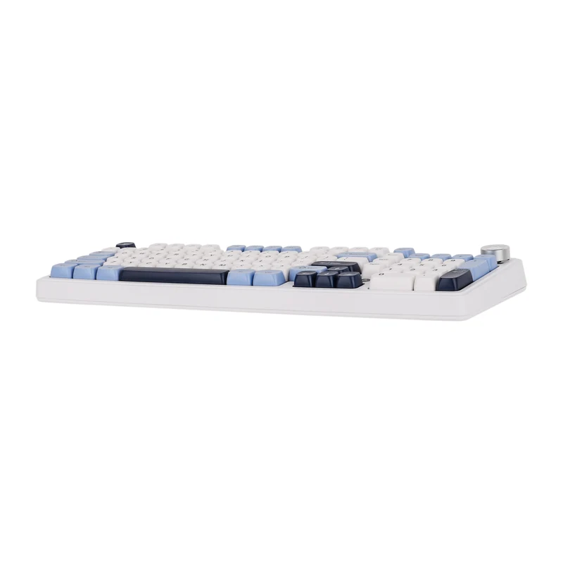Ajazz AF98 Plus RGB Tri-Mode 97-Keys Membrane Keyboard (Blue/White/Blue)