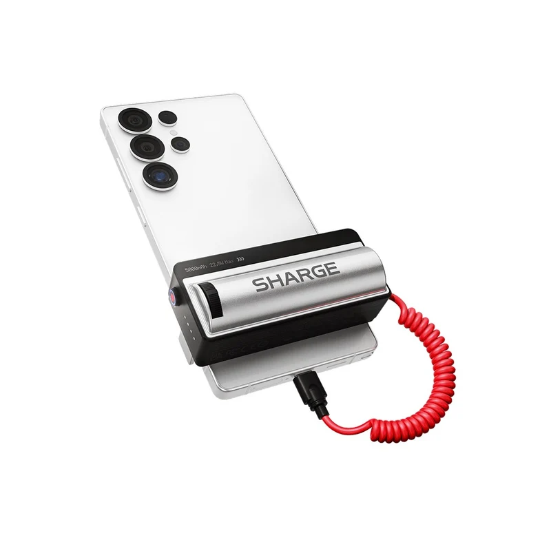 Sharge Grip Power Bank 5000mAh 22.5W Max (Black) (P1)