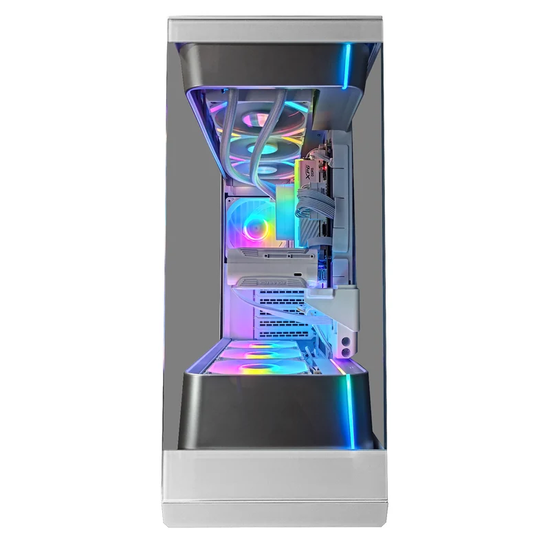 Optima Evolv S2 White Desktop Gaming PC | AMD Ryzen 7 9700X | 32GB RAM | 1TB SSD | RTX 5070 TI | Windows 11 Pro