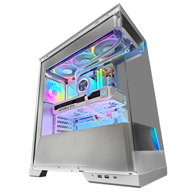 Optima Evolv S2 White Desktop Gaming PC | AMD Ryzen 7 9700X | 32GB RAM | 1TB SSD | RTX 5070 TI | Windows 11 Pro