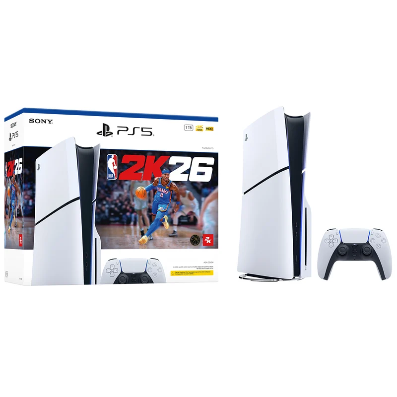 Sony Playstation PS5 Console Slim Disc Version NBA 2K26 Bundle