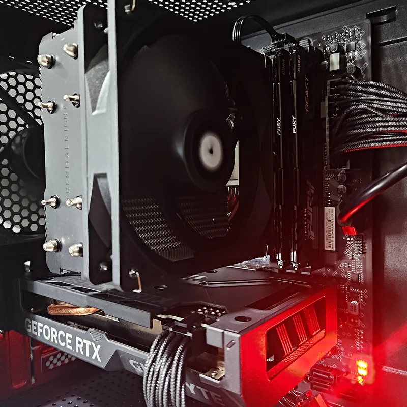 Alpha Nexus Air M2 Black Desktop Gaming PC | Intel i5 12400F | 16GB RAM | 500GB SSD | GeForce RTX 4060 OC | Windows 11 Pro