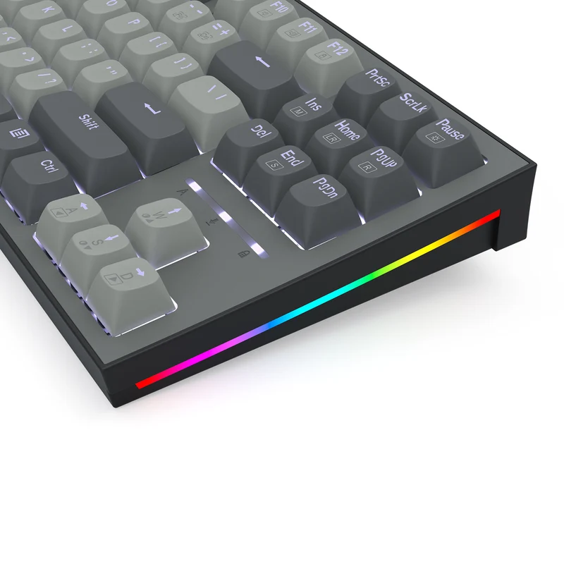 Redragon K611-GGO Bes Wired USB Mechanical Gaming Keyboard (RPC Linear Switch) (Grey/Orange)