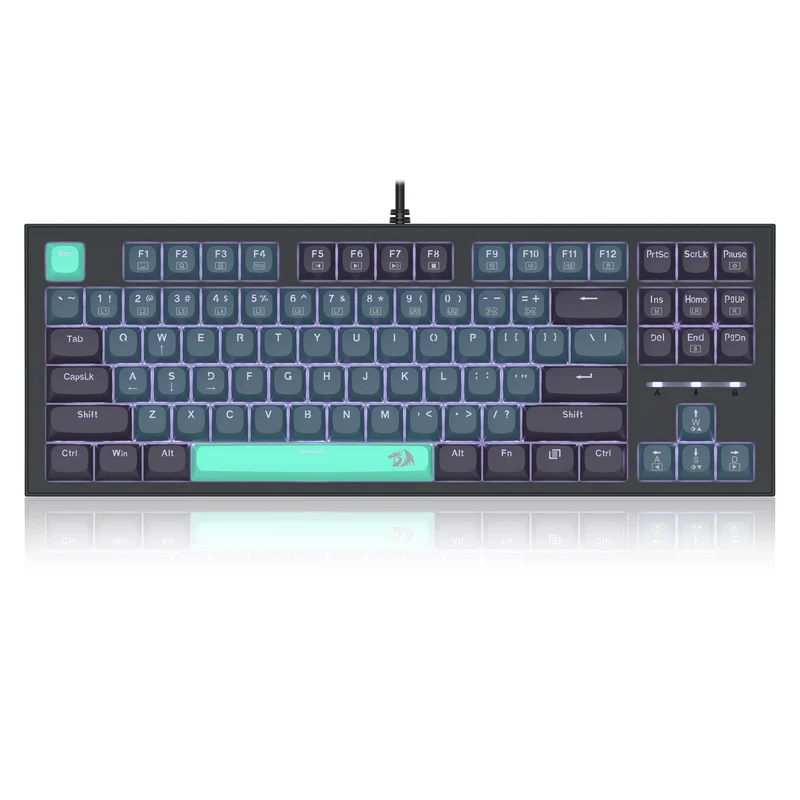 Redragon K611-BGB Bes Wired USB Mechanical Gaming Keyboard (RPC Linear Switch) (Blue/Green/Black)