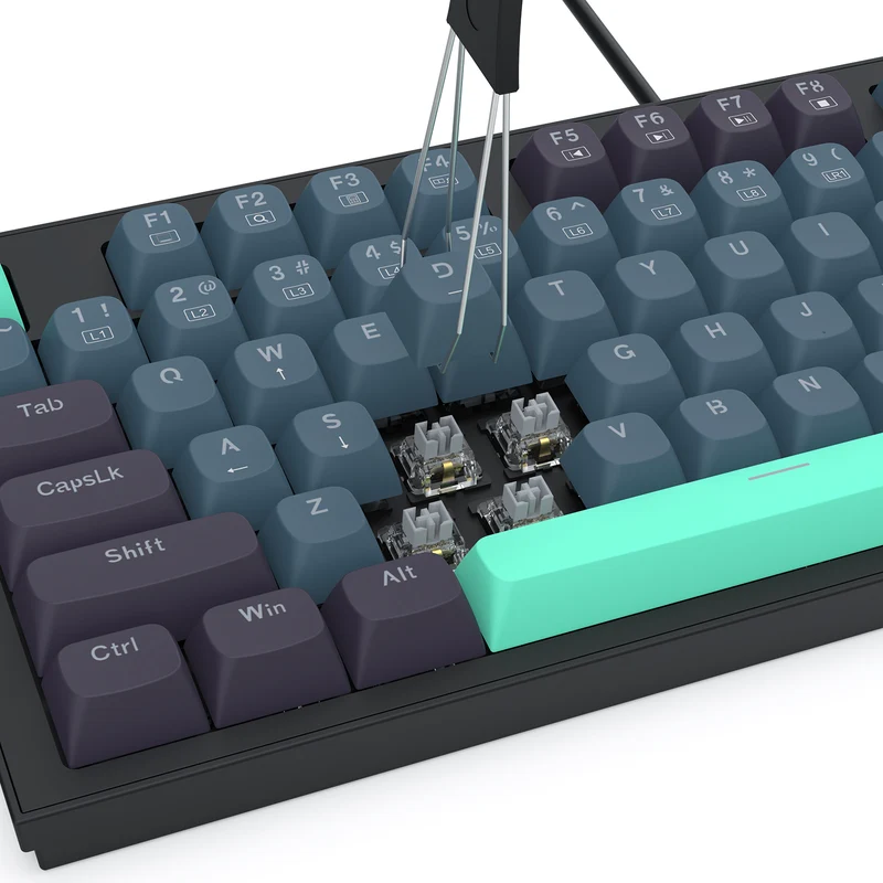 Redragon K611-BGB Bes Wired USB Mechanical Gaming Keyboard (RPC Linear Switch) (Blue/Green/Black)