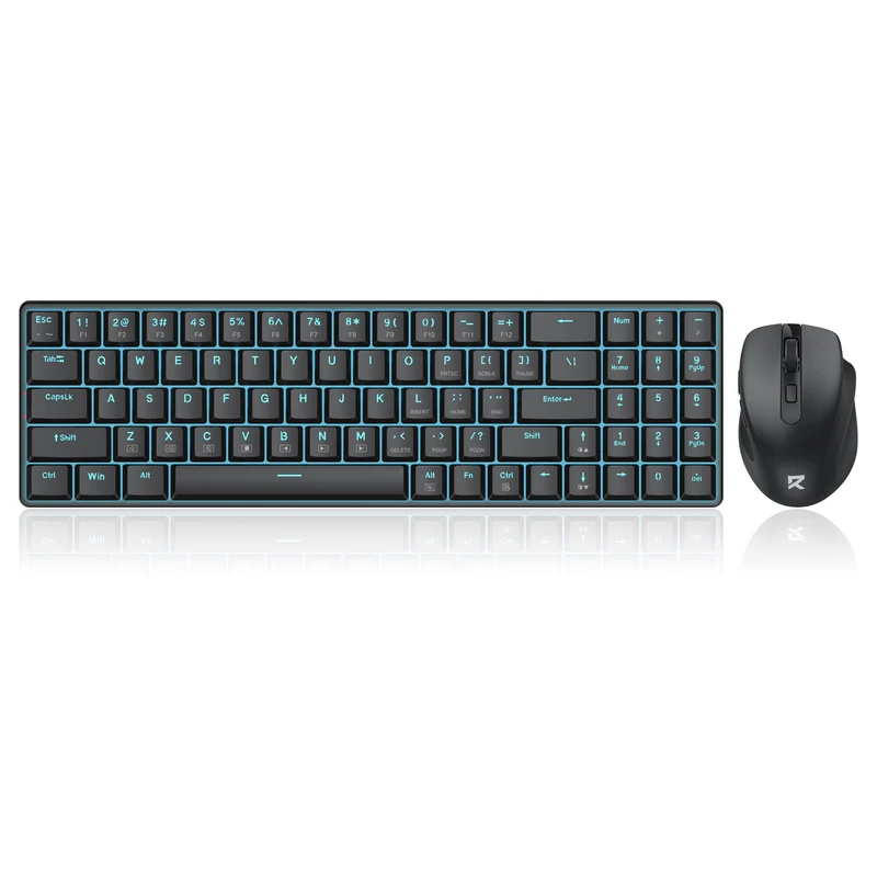 Redragon BS-8773 2.4G Wireless Mechanical Keyboard & Mouse Bundle (Black)