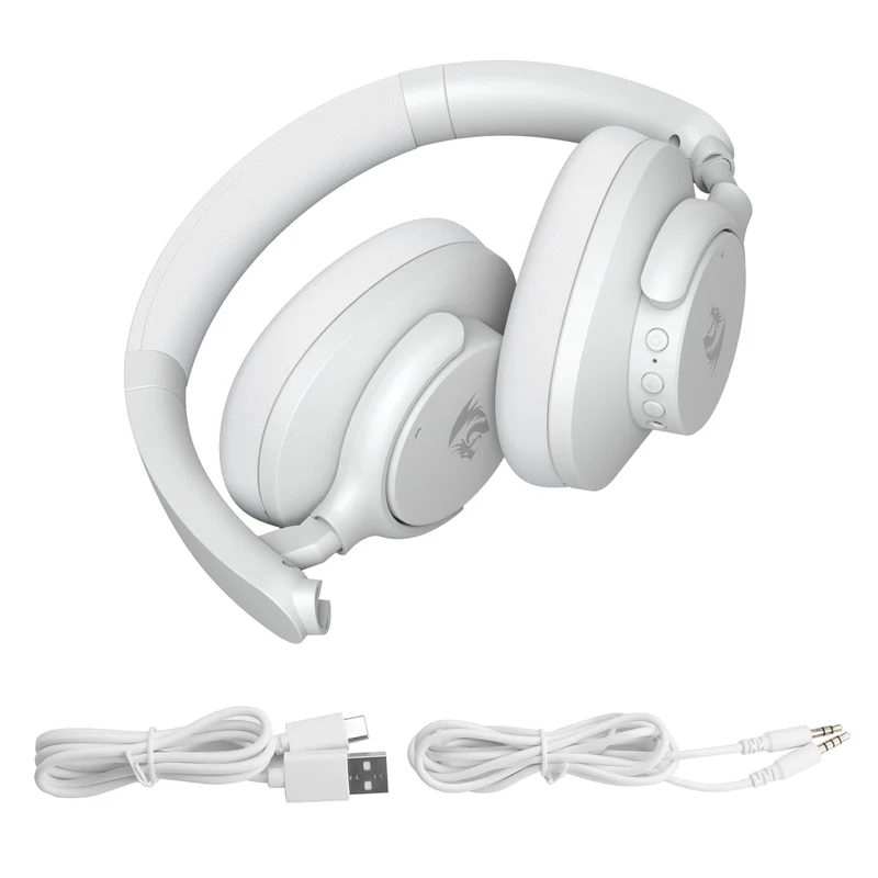 Redragon H610G Vibecore 600X ANC Bluetooth Headphone (Grey)