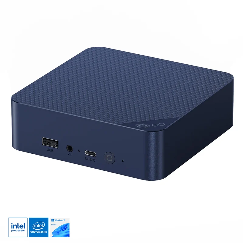 Beelink EQ14-D4 Intel Twin Lake N150 16GB RAM 500GB SSD Windows 11 Home Mini PC (Navy Blue)